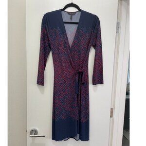 Multicolor Adele Wrap Dress, BCBG Max Azria, Size M